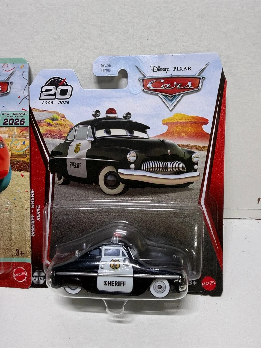 Disney Pixar Cars Lightning McQueen & Sheriff Die-Cast Car Set - Red & Black